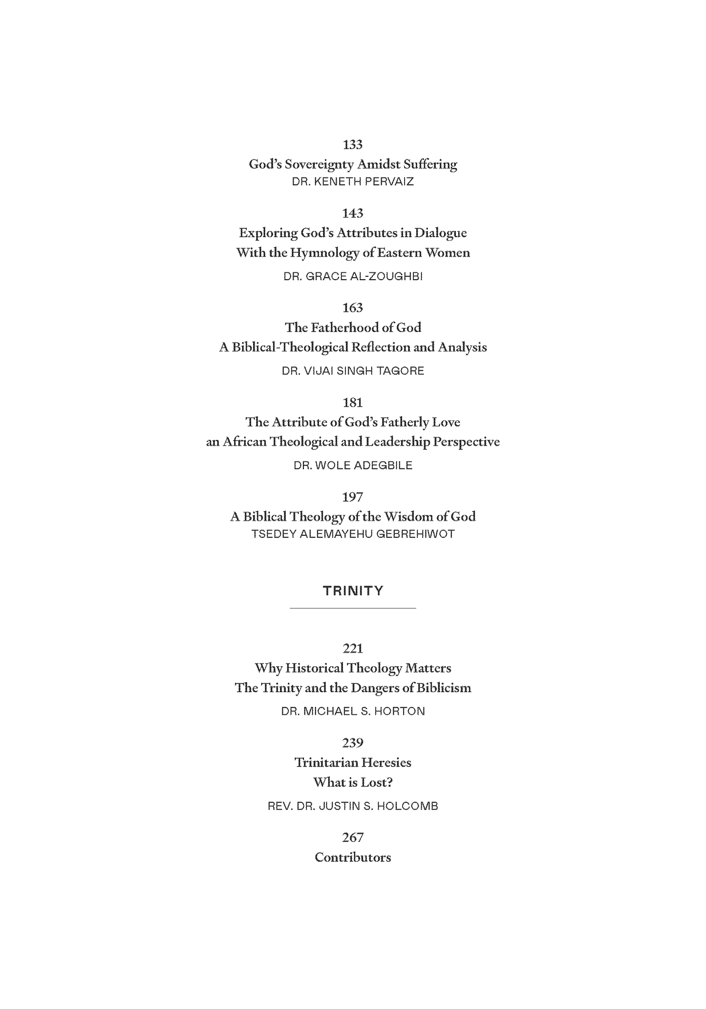 Theo Global Journal | Vol. 1: The Living God
